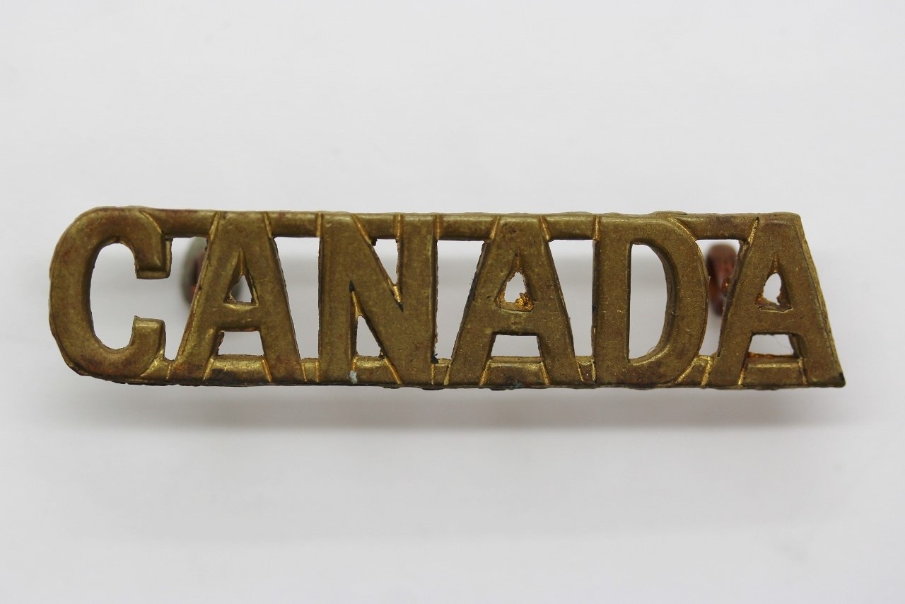 Canadian (CANADA) Shoulder Title