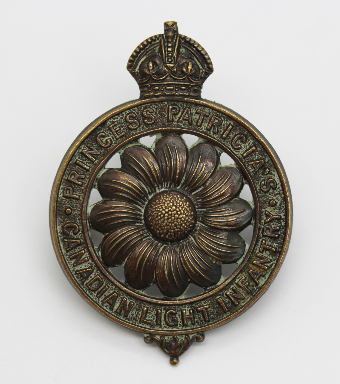 WW1 Princess Patricia's Canadian Light Infantry (P.P.C.L.I.) C.E.F. Cap Badge