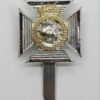 Duke of Edinburgh's Royal Regiment Anodised (Staybrite) Cap Badge