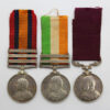 QSA (Clasps - Cape Colony, Paardeberg, Johannesburg), KSA (Clasps - South Africa 1901, South Africa 1902) & Edward VII LS&GC Medal Group of Three - L.Cpl. J. Wilds, 2nd Bn. Lincolnshire Regiment