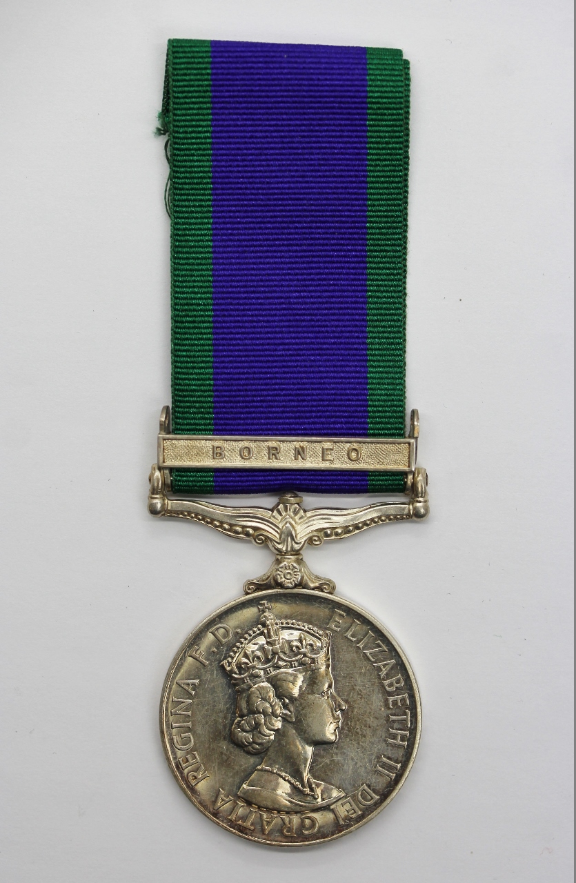 Campaign Service Medal (Clasp - Borneo) - Rfn. Gajbahadur Gurung, 1/6th Gurkha Rifles
