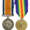 WW1 British War & Victory Medal Pair - Pte. G.W. Walton, Royal Army Medical Corps