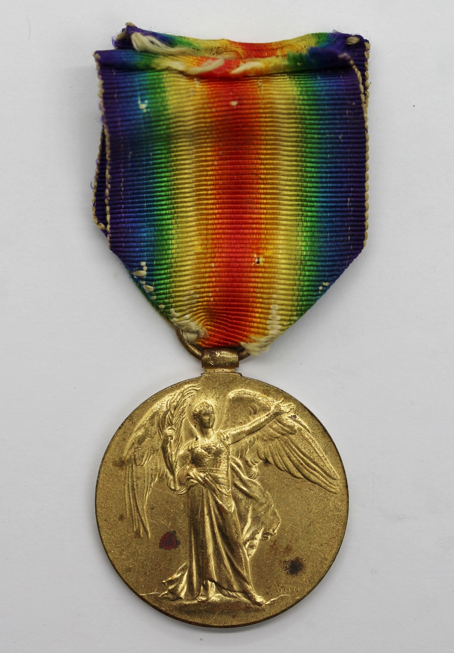 WW1 Victory Medal - Pte. E. Castledine, Notts & Derby Regiment (Sherwood Foresters)