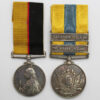 Queen's Sudan & Khedives Sudan (Clasps - The Atbara, Khartoum) Medal Pair - Pte. I. Wade, 1st Bn. Lincolnshire Regiment