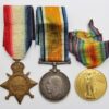 WW1 1914-15 Star Medal Trio - Gnr. F. Munton, Royal Field Artillery