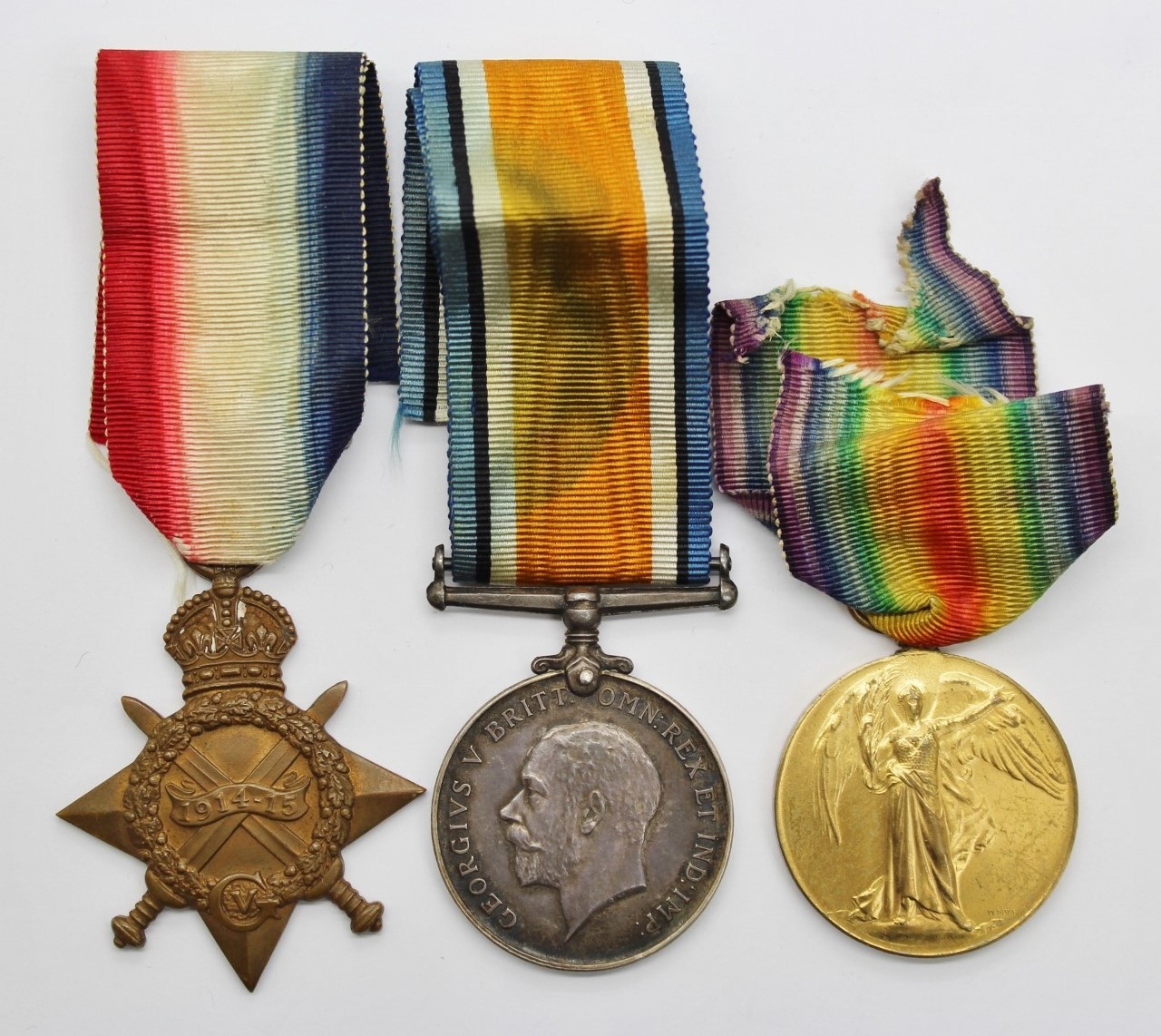 WW1 1914-15 Star Medal Trio - Gnr. F. Munton, Royal Field Artillery