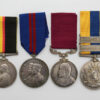 Queen's Sudan, 1911 Delhi Durbar, Edward VII LS&GC and Khedives Sudan (Clasps - The Atbara, Khartoum) Medal Group of Four - Pte. J. Moon, 1st Bn. Lincolnshire Regiment