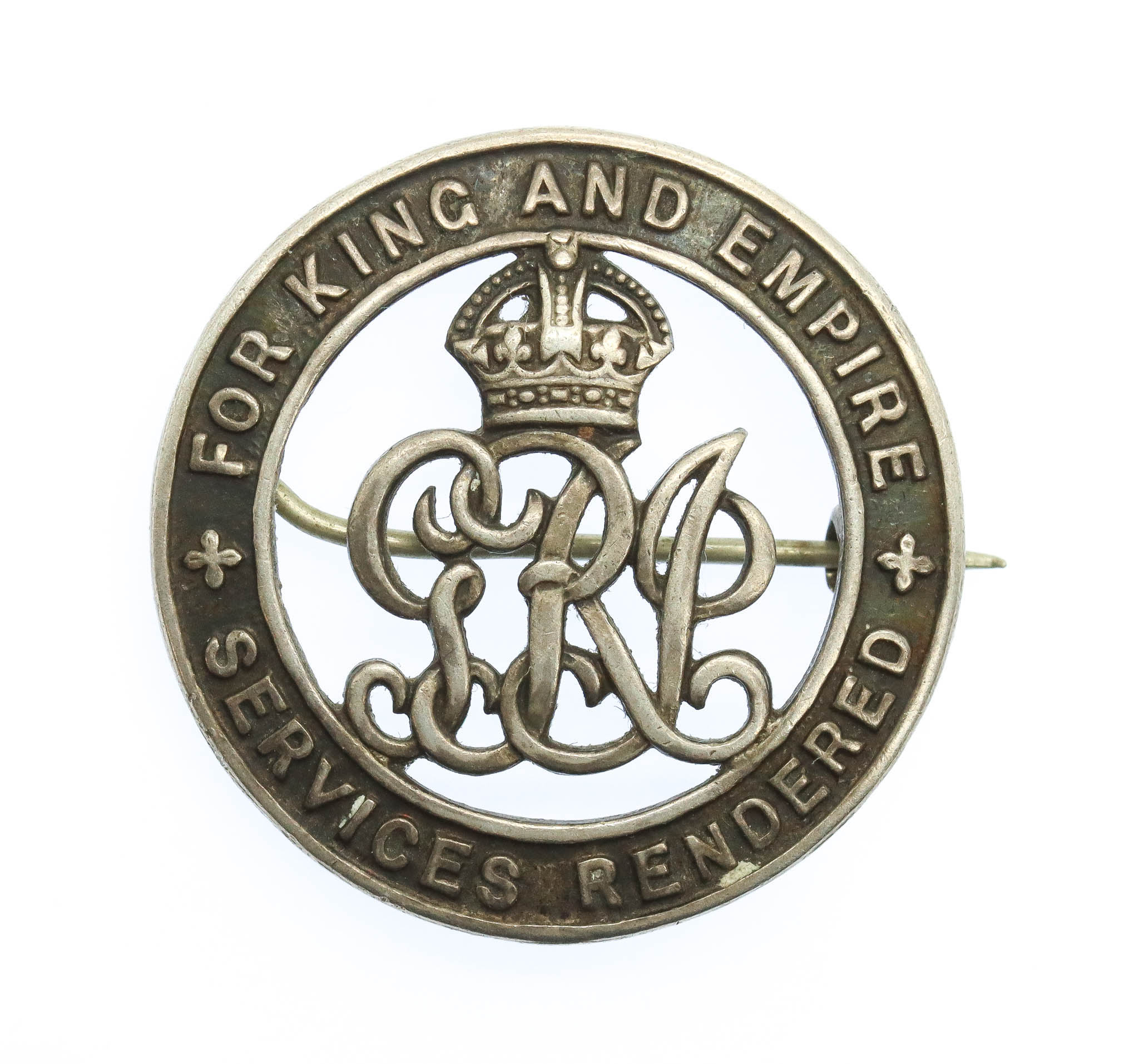 WW1 Silver War Badge (No. 315824) - Pte. F. Crilly, Royal Irish Fusiliers - Wounded