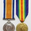 WW1 British War & Victory Medal Pair - Pte. J. Robinson, Labour Corps