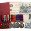 WW2, GSM (Clasp - Palestine 1945-48) and LS&GC Prisoner of War Medal Group of Six - Colour Sergeant P.H. Burton, South Wales Borderers, taken prisoner during the retreat from Tobruk and escaped from Italy during the Bridge at Allerona massacre in July 1944.