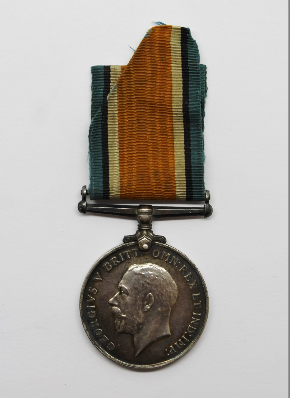 WW1 British War Medal - Pte. J.W. Flear, 2/4th Bn. West Riding Regiment