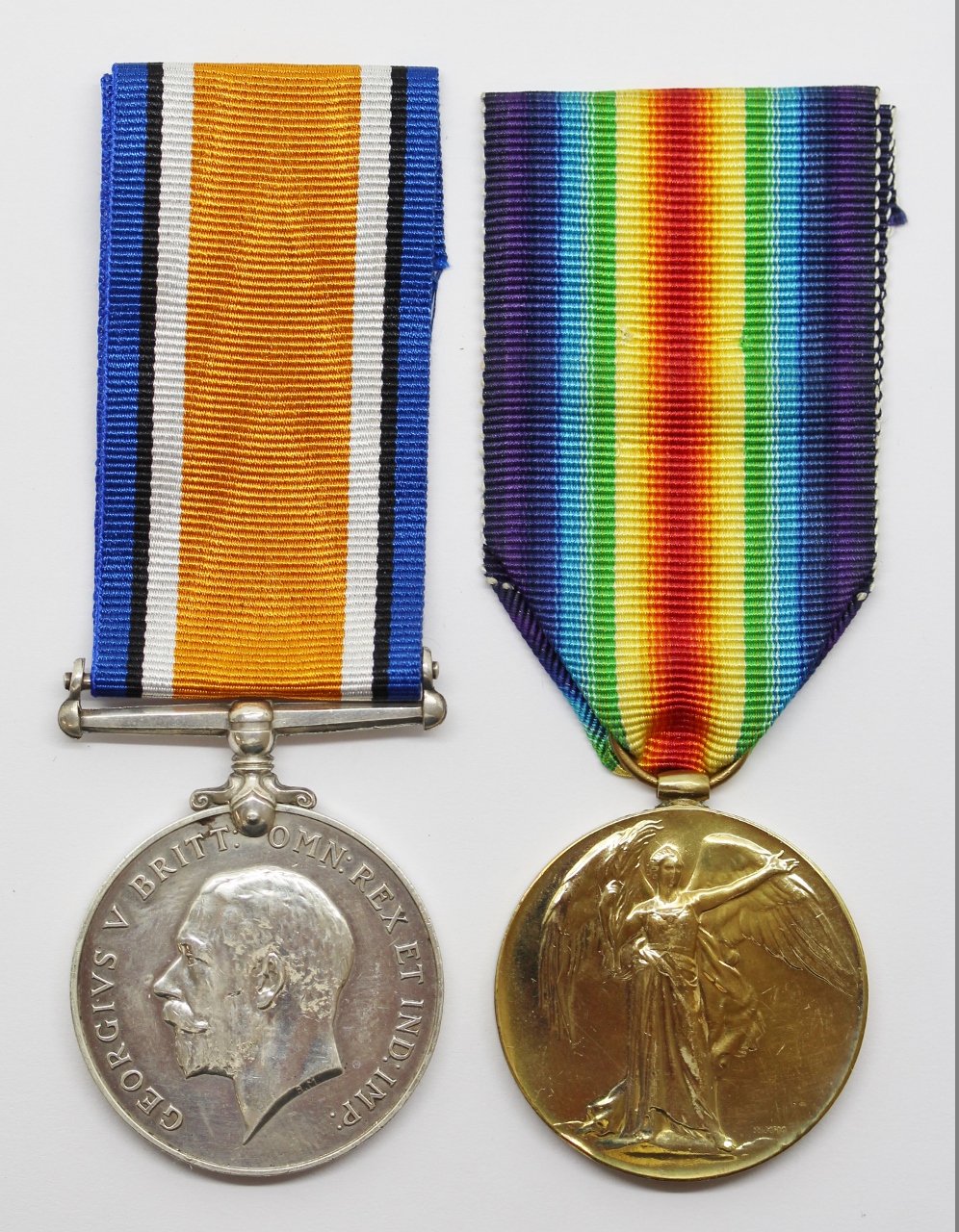 WW1 British War & Victory Medal Pair - Gnr. A. Shadforth, Royal Garrison Artillery