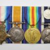 WW1 1914-15 Star, British War Medal, Victory Medal & Royal Navy LS&GC Battle of Jutland Medal Group - F.W. Hallen, E.R.A.1., Royal Navy, HMS Orion