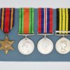WW2, Africa General Service Medal (Clasp - Kenya) & Long Service & Good Conduct Medal Group of Six - Fus. G. Wright, Royal Inniskilling Fusiliers