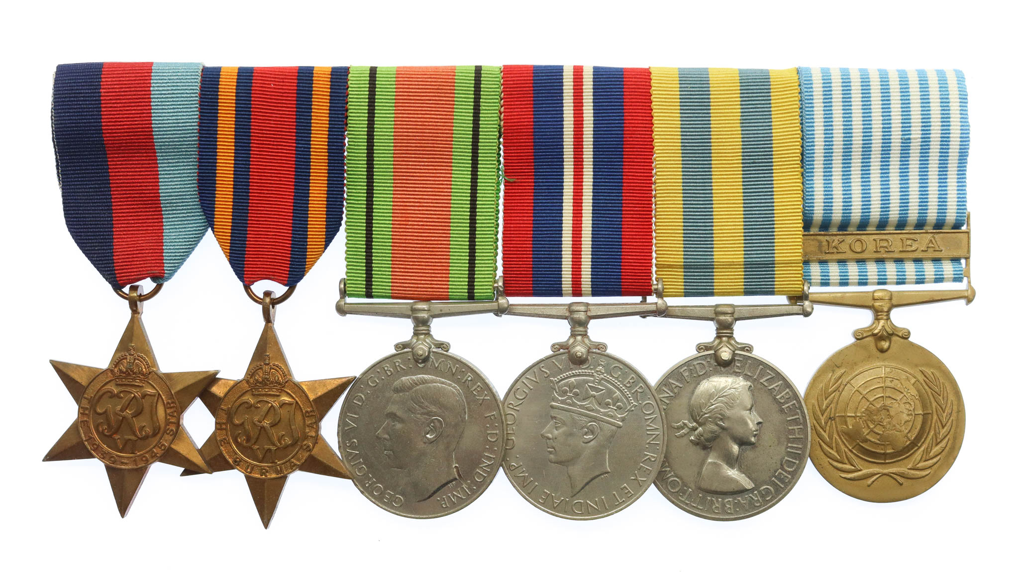 WW2 and Korean War Medal Group of Six - The Rev. R.H. Robbins, C.F.4., Royal Army Chaplains Department