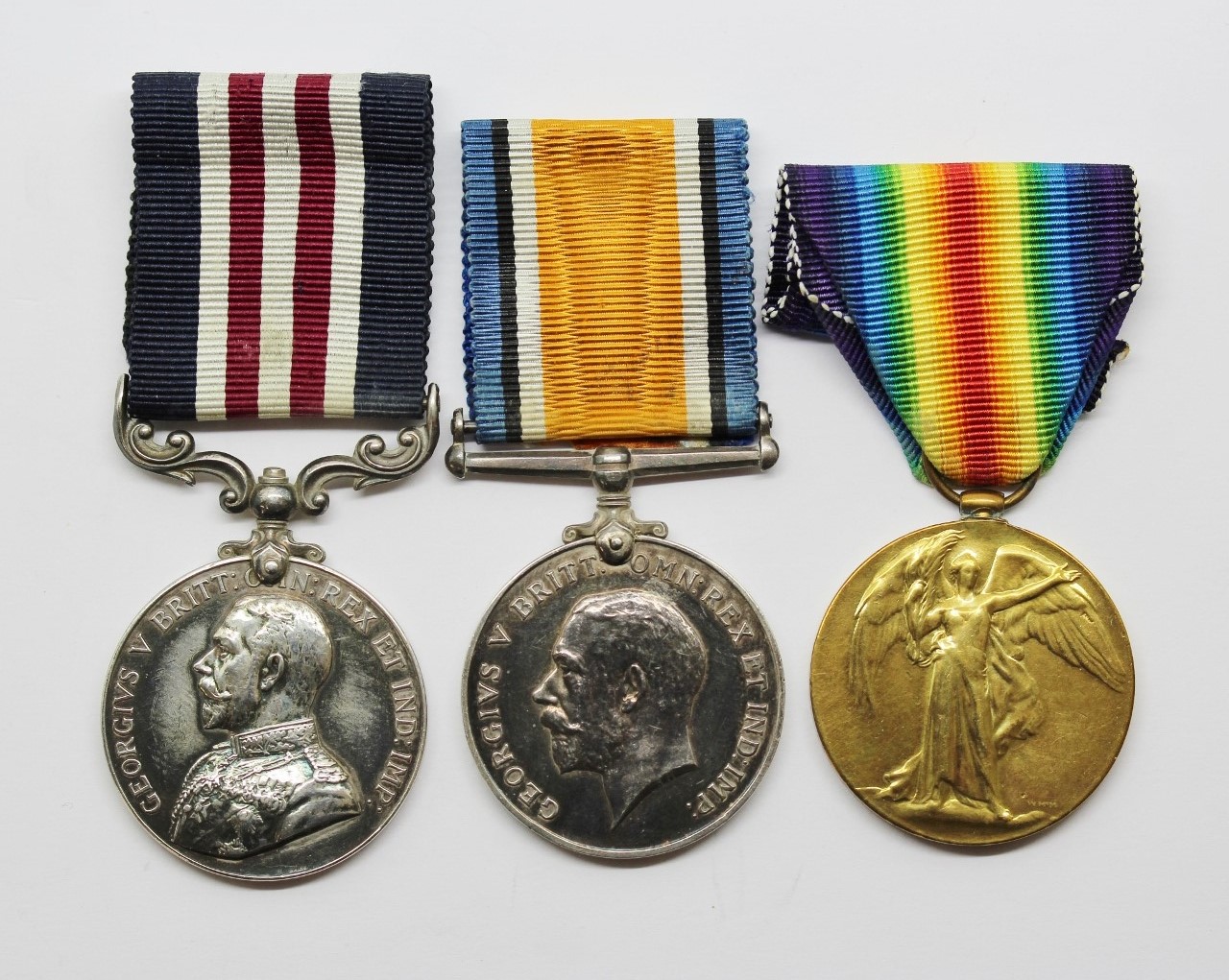 WW1 Military Medal, British War Medal & Victory Medal - Pte. E. Freshwater, 2/4th Bn. West Riding Regiment