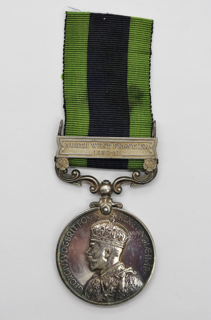 1908 India General Service Medal (Clasp - North West Frontier 1930-31) - Pte. J.L. Allen, Durham Light Infantry