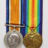 WW1 British War & Victory Medal Pair - Pte. F. Warn, 2nd Bn. Canterbury Regiment N.Z.E.F. - Died of Wounds