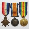 WW1 1914-15 Star Medal Trio - L.Cpl. C. Porter, Highland Light Infantry