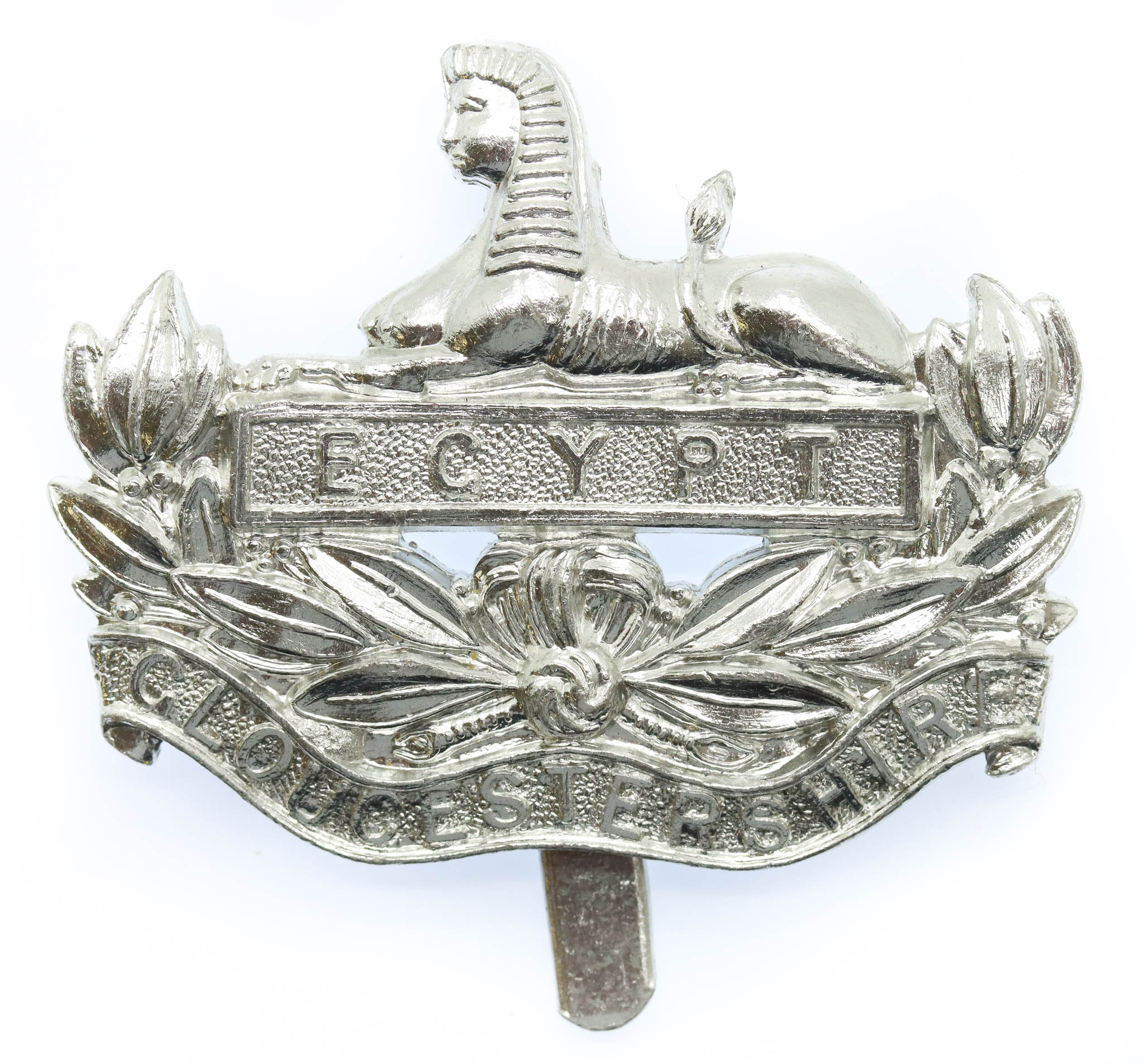 Gloucestershire Regiment Anodised (Staybrite) Cap Badge