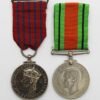WW2 'Leeds Blitz' George Medal and Defence Medal - Harry Lee, Roof Spotter, Leeds City Gas Undertaking