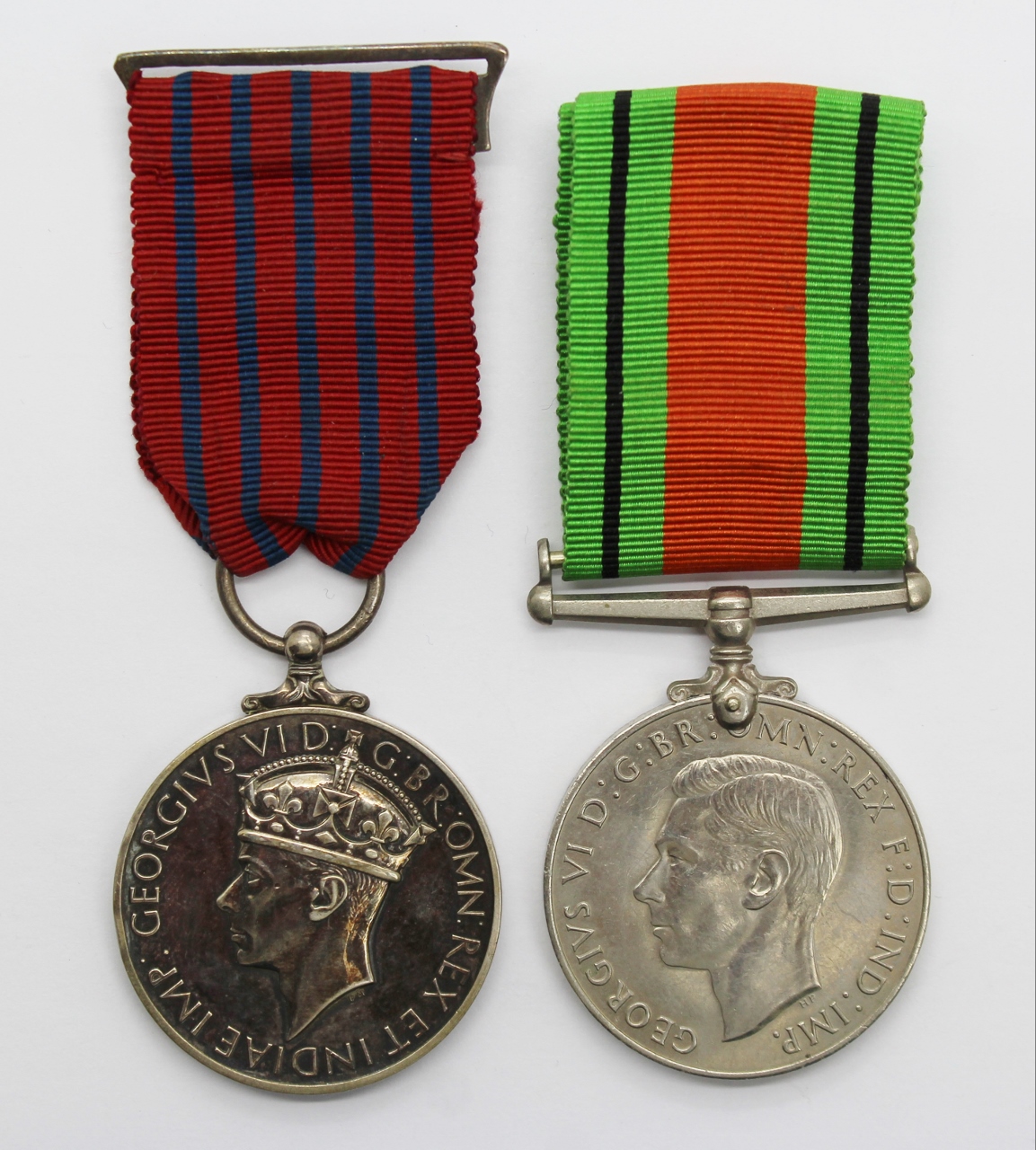 WW2 'Leeds Blitz' George Medal and Defence Medal - Harry Lee, Roof Spotter, Leeds City Gas Undertaking