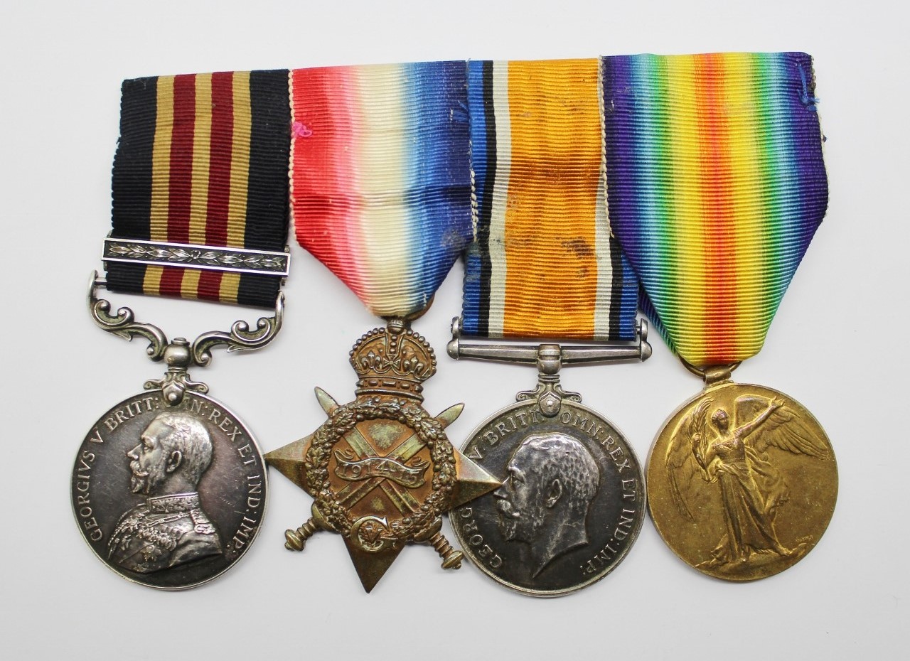 WW1 Military Medal & Bar, 1914-15 Star, British War Medal & Victory Medal Casualty Group - Gnr. S. Halliday, Royal Artillery - K.I.A.