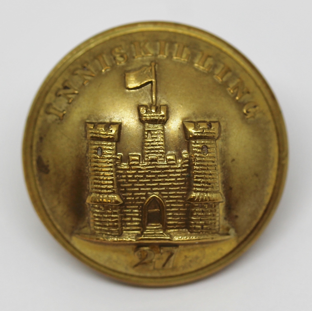 Victorian 27th (Inniskilling) Regiment of Foot Officer's Button (Large)