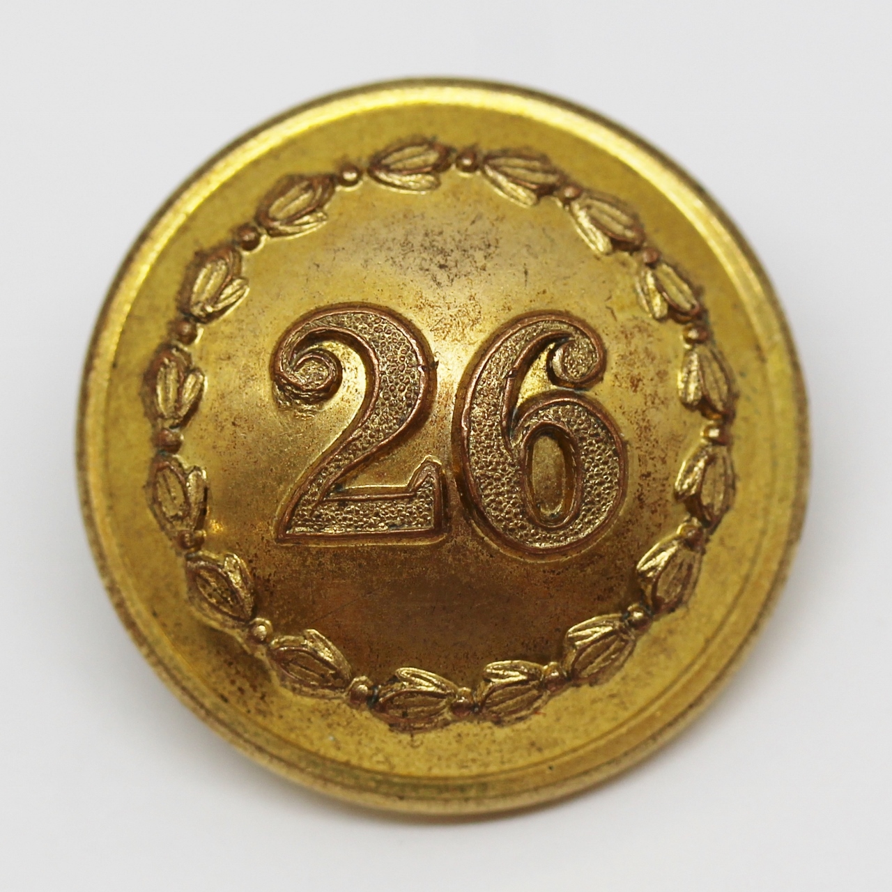 Victorian 26th (Cameronian) Regiment of Foot Officer's Button (Large)