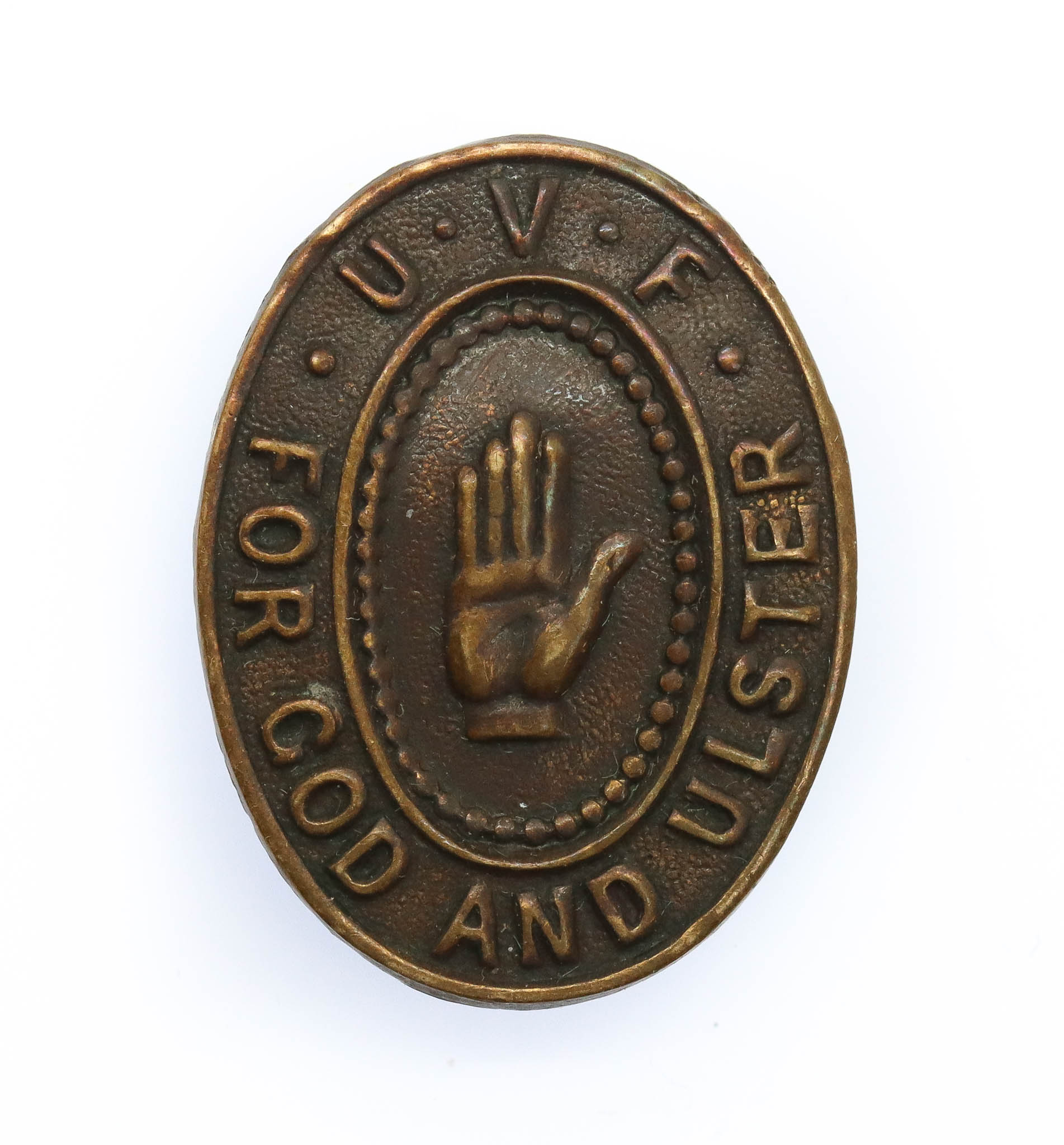 Ulster Volunteer Force U.V.F. For God and Ulster Belfast West Lapel Badge