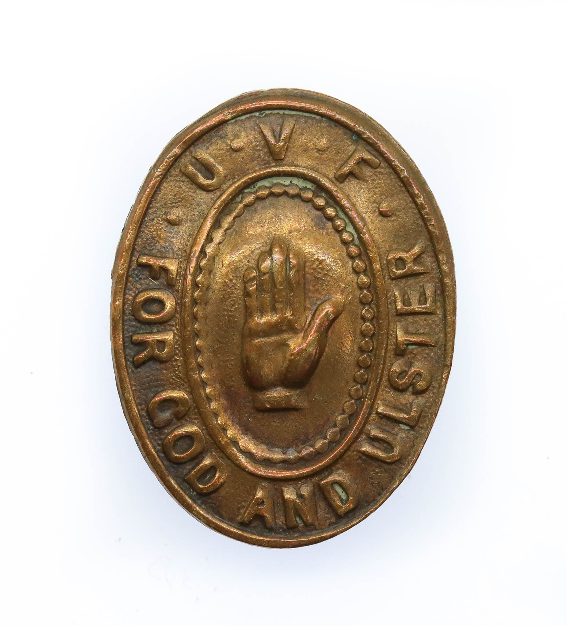 Ulster Volunteer Force U.V.F. For God and Ulster Belfast North Lapel Badge