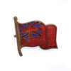 Merchant Navy Red Ensign Flag Enamelled Sweetheart Brooch