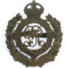 George V Royal Engineers Officer's Service Dress Cap Badge