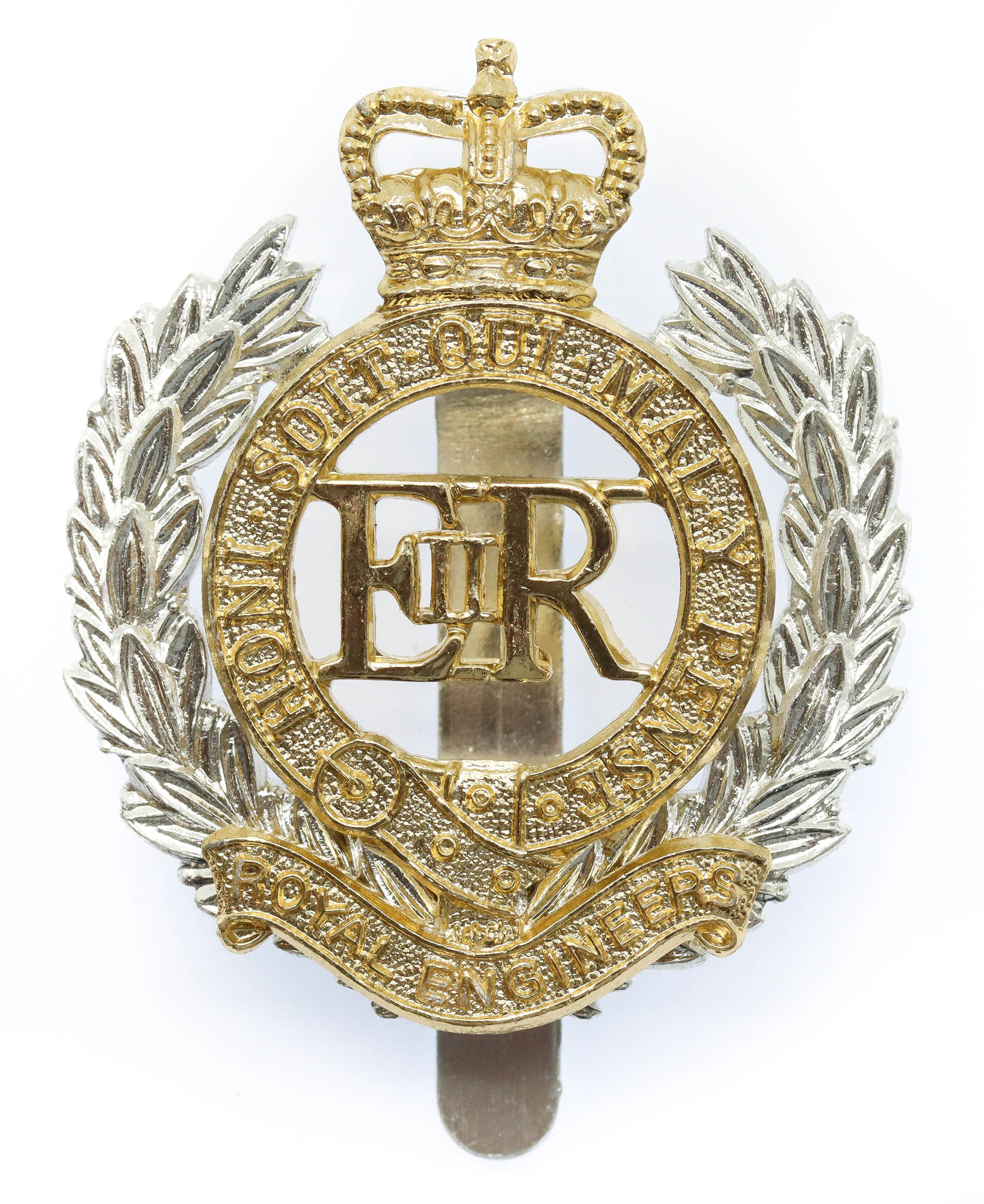 Royal Engineers Anodised (Staybrite) Cap Badge