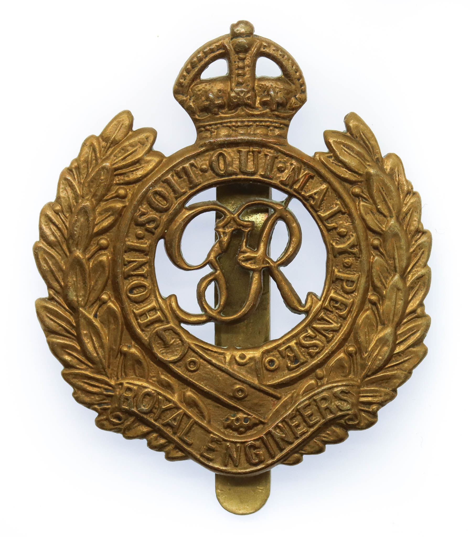 George VI Royal Engineers Cap Badge