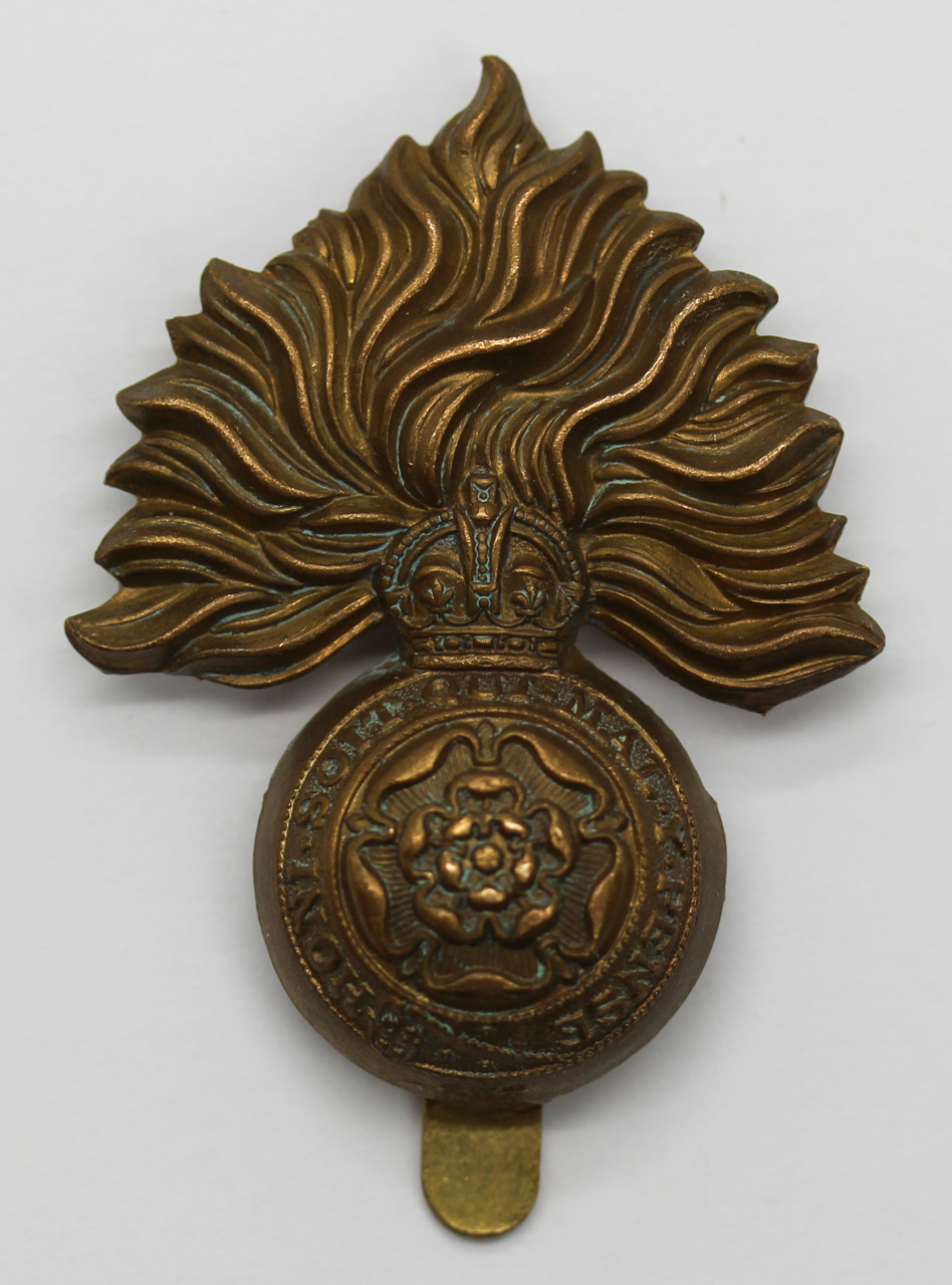 Royal Fusiliers Cap Badge - King's Crown