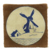 WW2 Netherlands District Printed Formation Sign