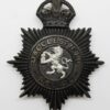 Macclesfield Borough Police Night Helmet Plate - King's Crown