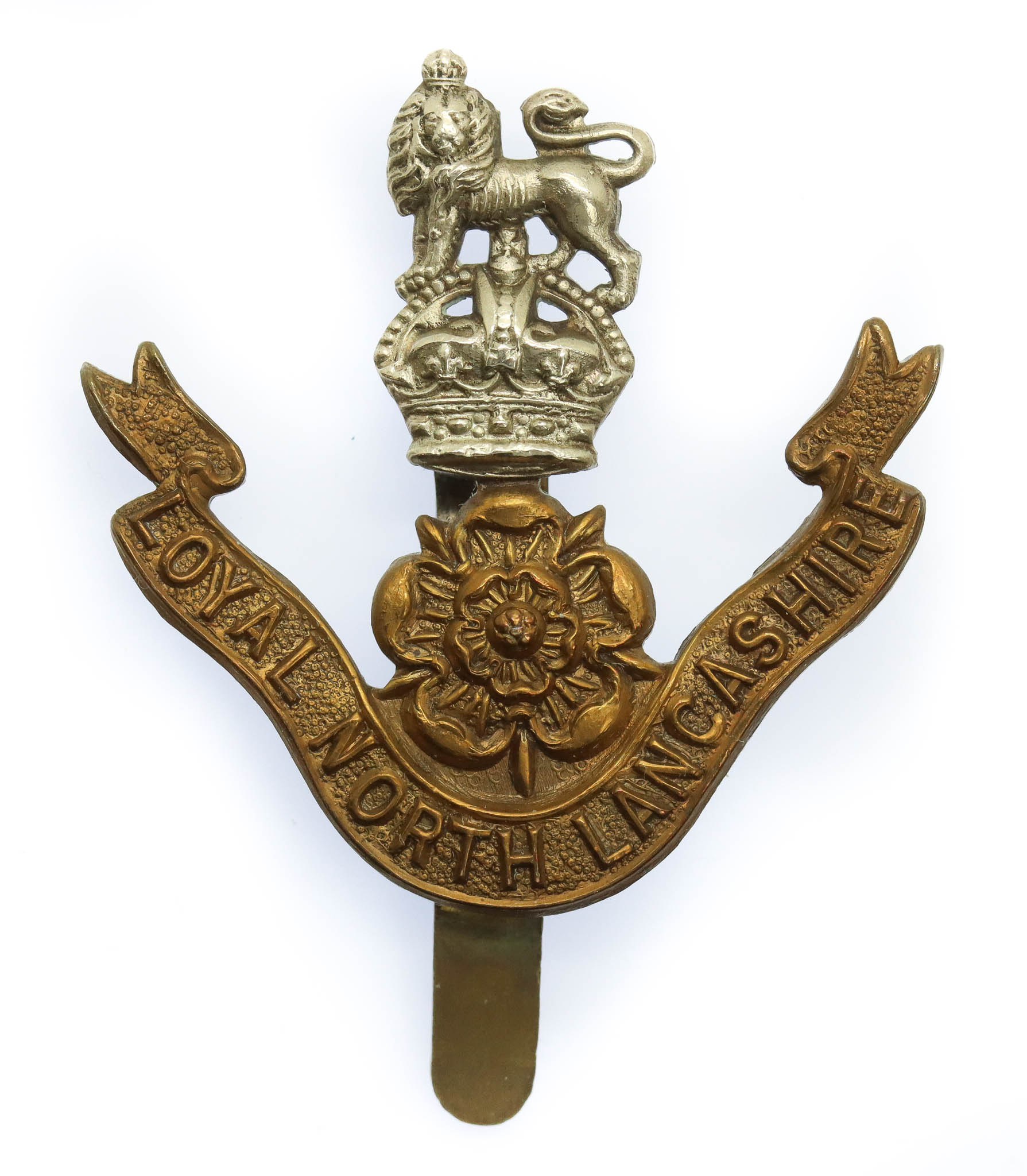 Loyal North Lancashire Regiment Cap Badge - King's Crown