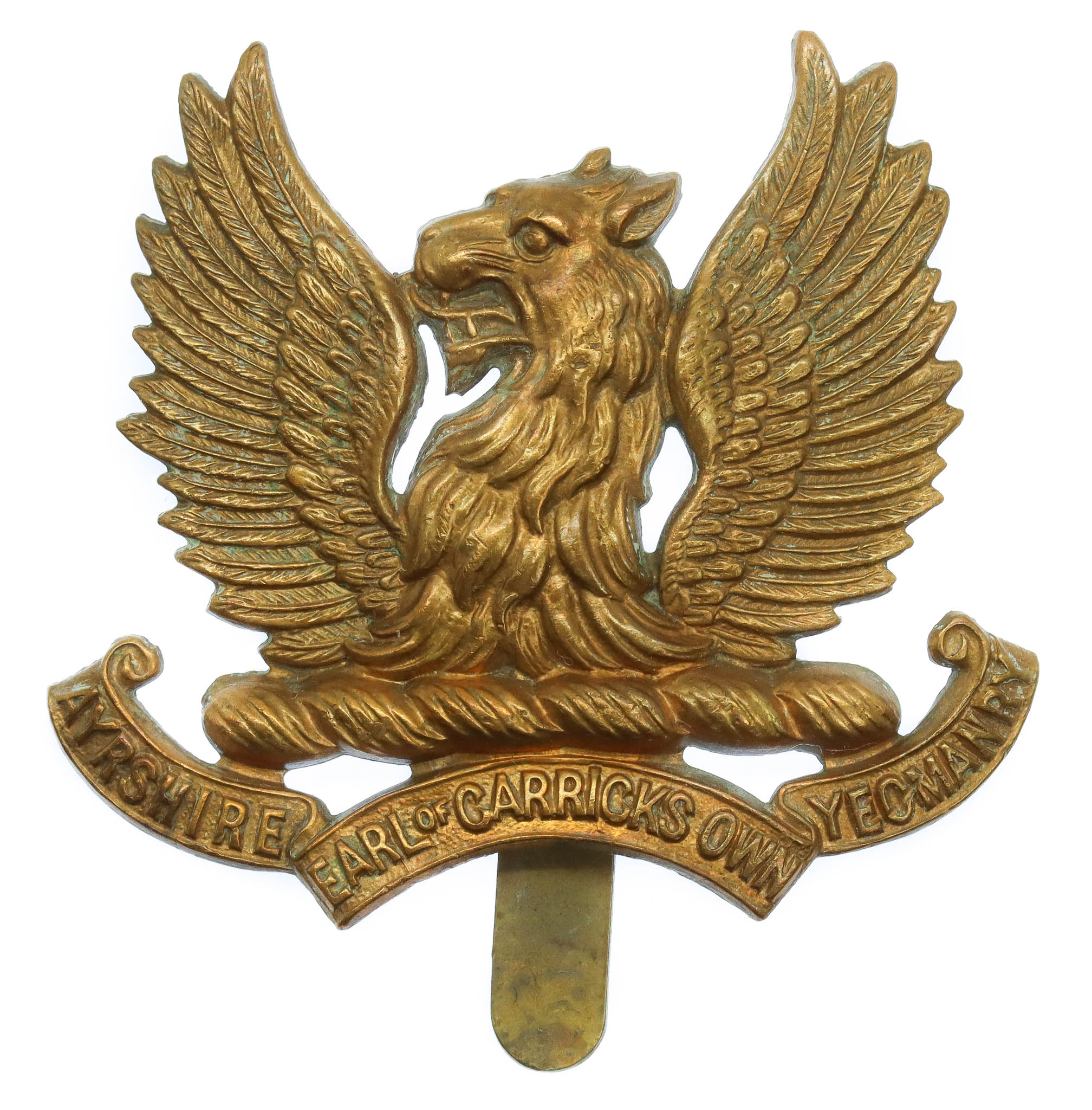 Ayrshire Yeomanry (Earl of Carricks Own) Cap Badge