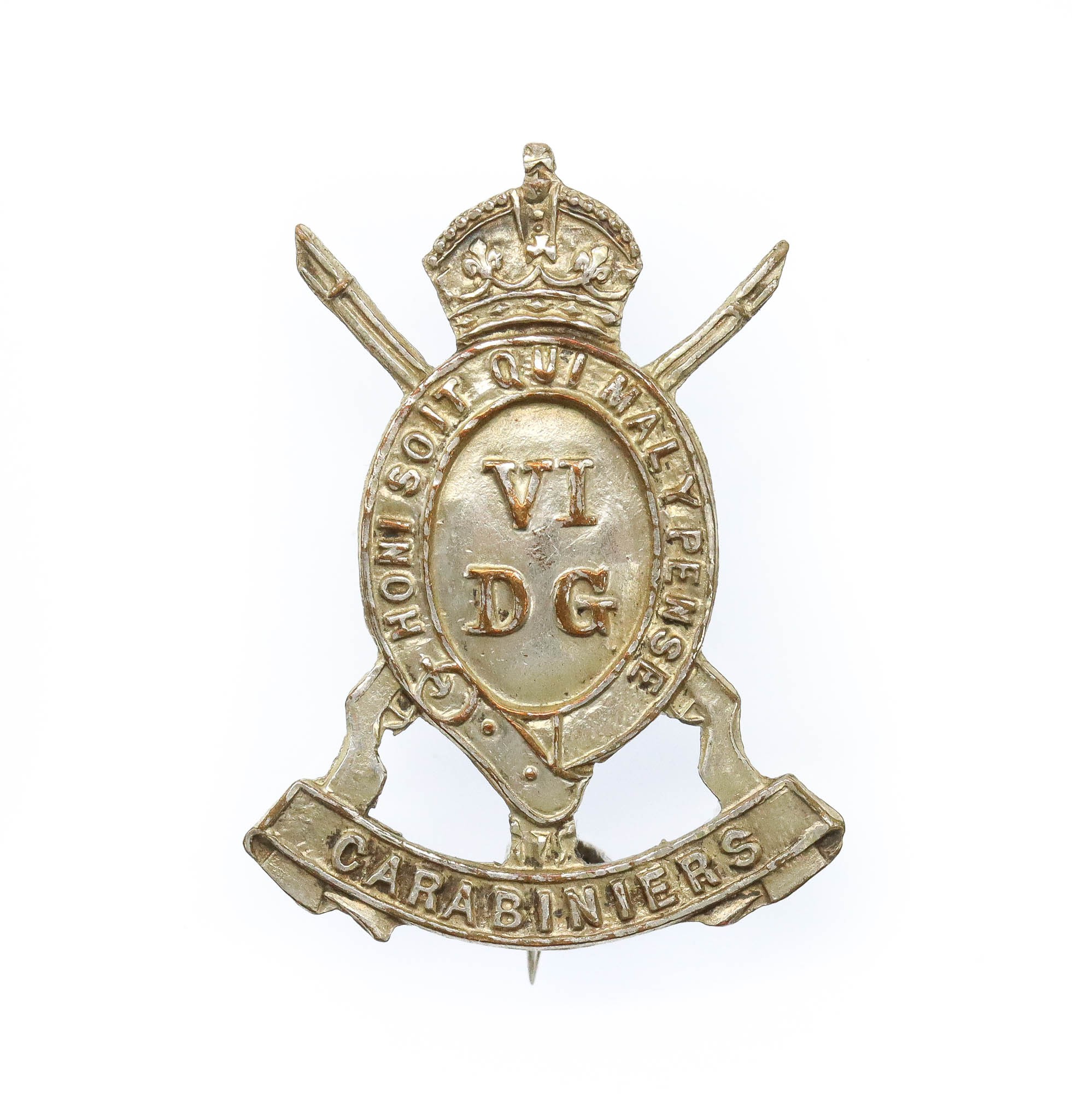 6th Dragoon Guards (Carabiniers) Sweetheart Brooch