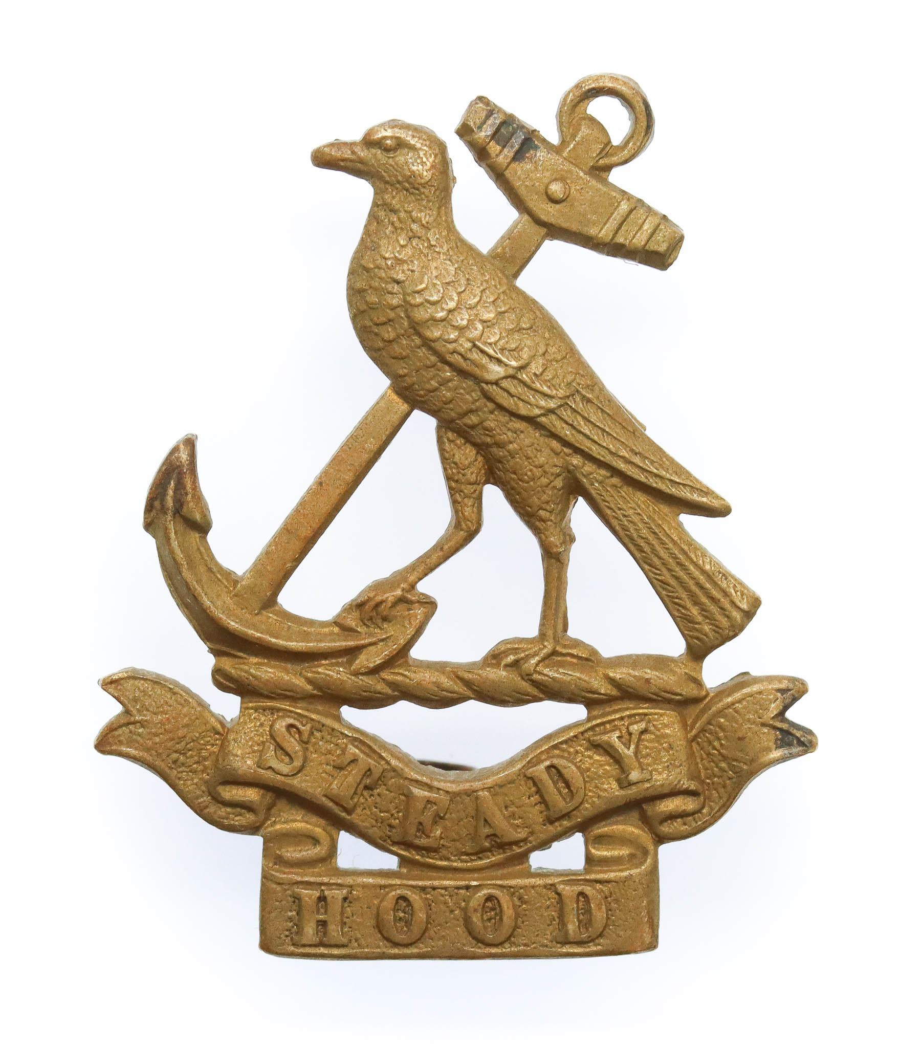 WWI Hood Battalion Royal Naval Division Cap Badge