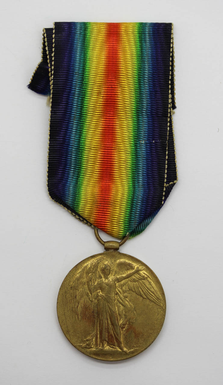 WW1 Victory Medal - Pte. B. Nutbeam, Hampshire Regiment