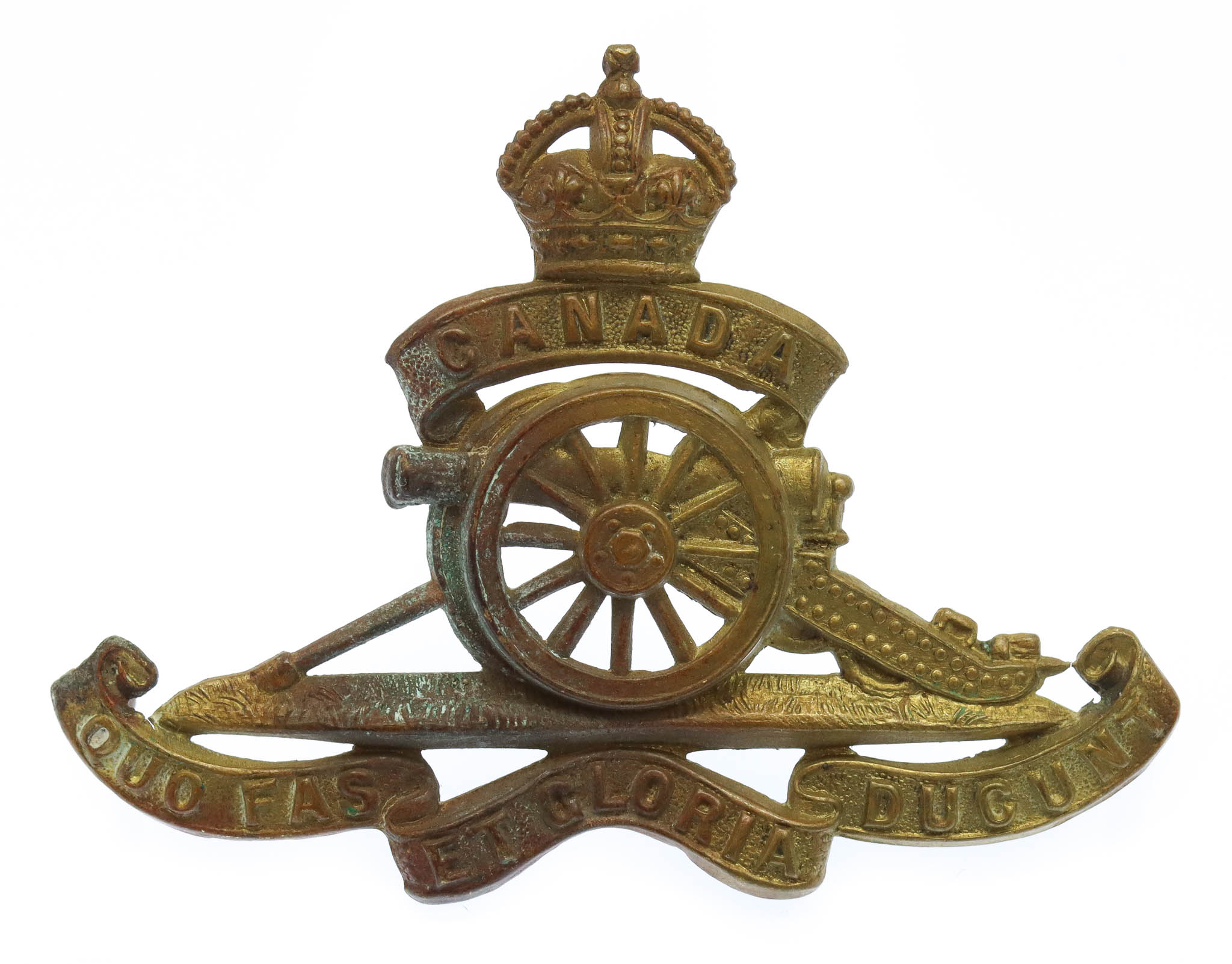 WW1 Canadian Field Artillery Cap Badge
