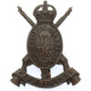 6th Dragoon Guards (Carabiniers) Officer's Service Dress Cap Badge - King's Crown