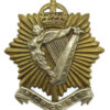 Canadian The Irish Regiment of Canada Cap Badge -King's Crown