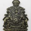 Leicester City Police Night Helmet Plate - King's Crown