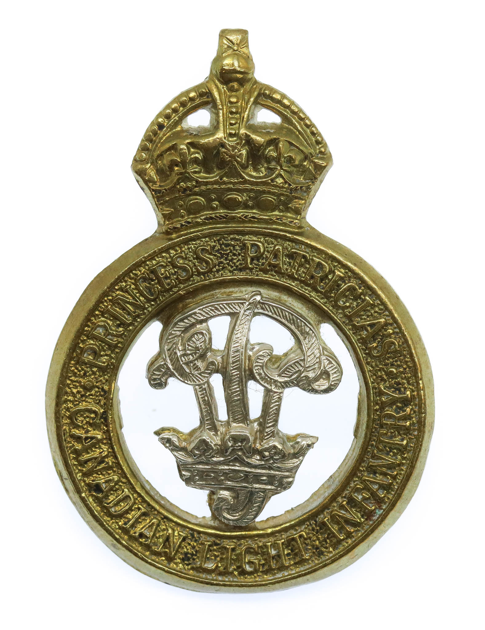 Princess Patricia's Canadian Light Infantry (P.P.C.L.I.) Cap Badge - King's Crown