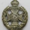 8th City of London Bn. (Post Office Rifles) London Regiment Cap Badge - King's Crown