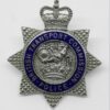 British Transport Commission Police Senior Officer's Enamelled Cap Badge - Queen's Crown